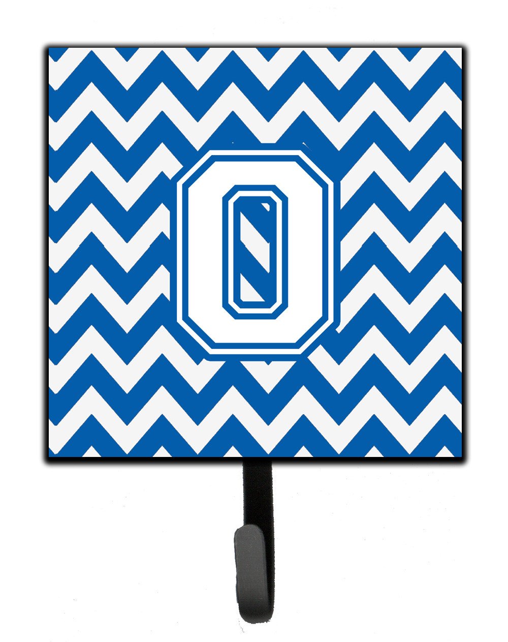 Letter O Chevron Blue and White Leash or Key Holder CJ1045-OSH4 by Caroline's Treasures