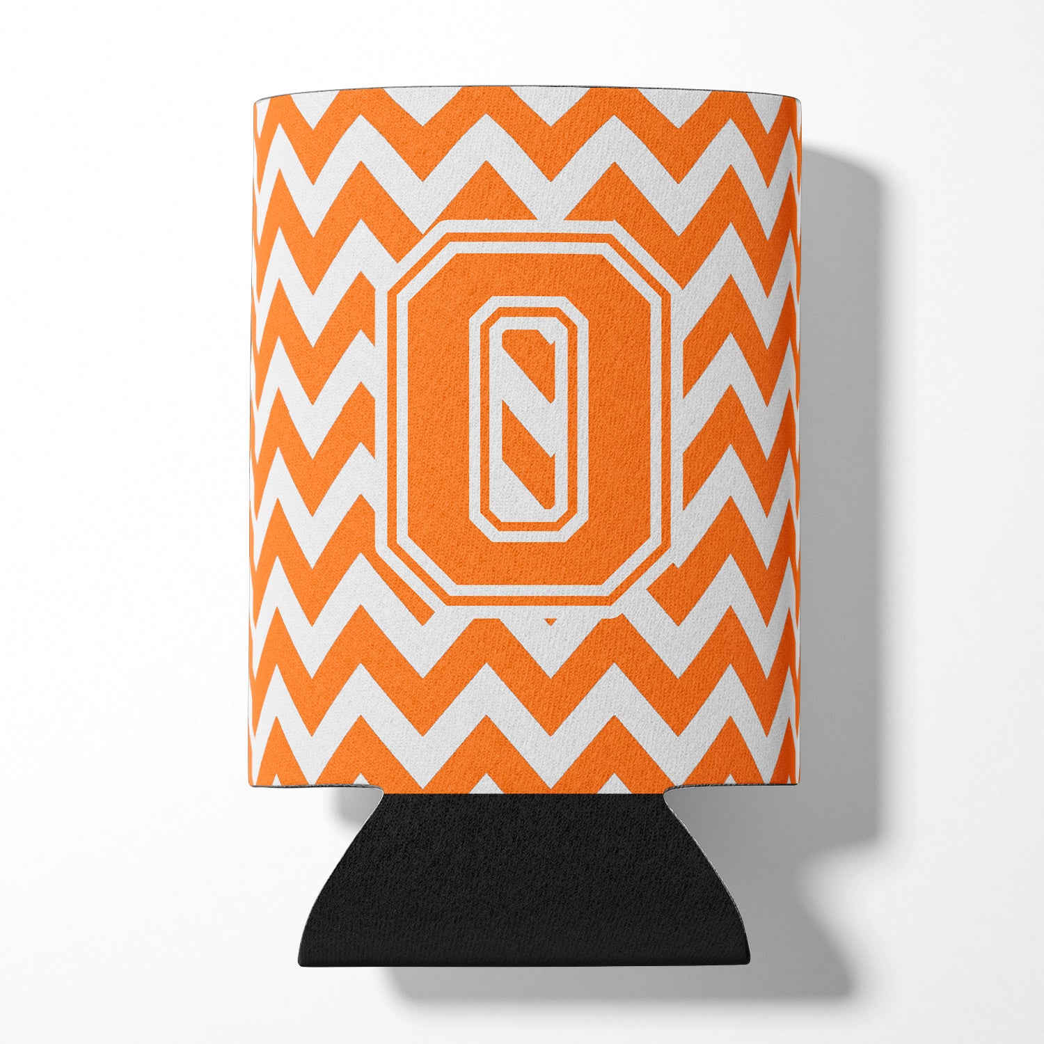 Letter O Chevron Orange and White Can or Bottle Hugger CJ1046-OCC.