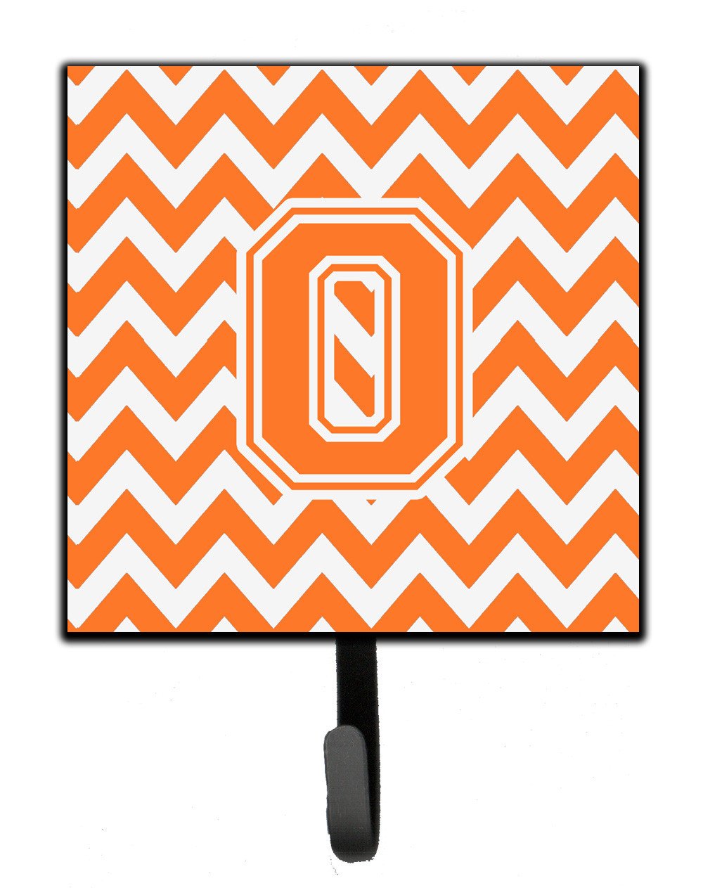 Letter O Chevron Orange and White Leash or Key Holder CJ1046-OSH4 by Caroline's Treasures