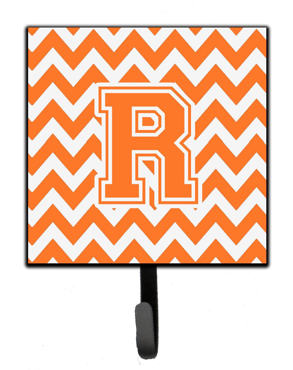 Letter R Chevron Orange and White Leash or Key Holder CJ1046-RSH4 by Caroline's Treasures