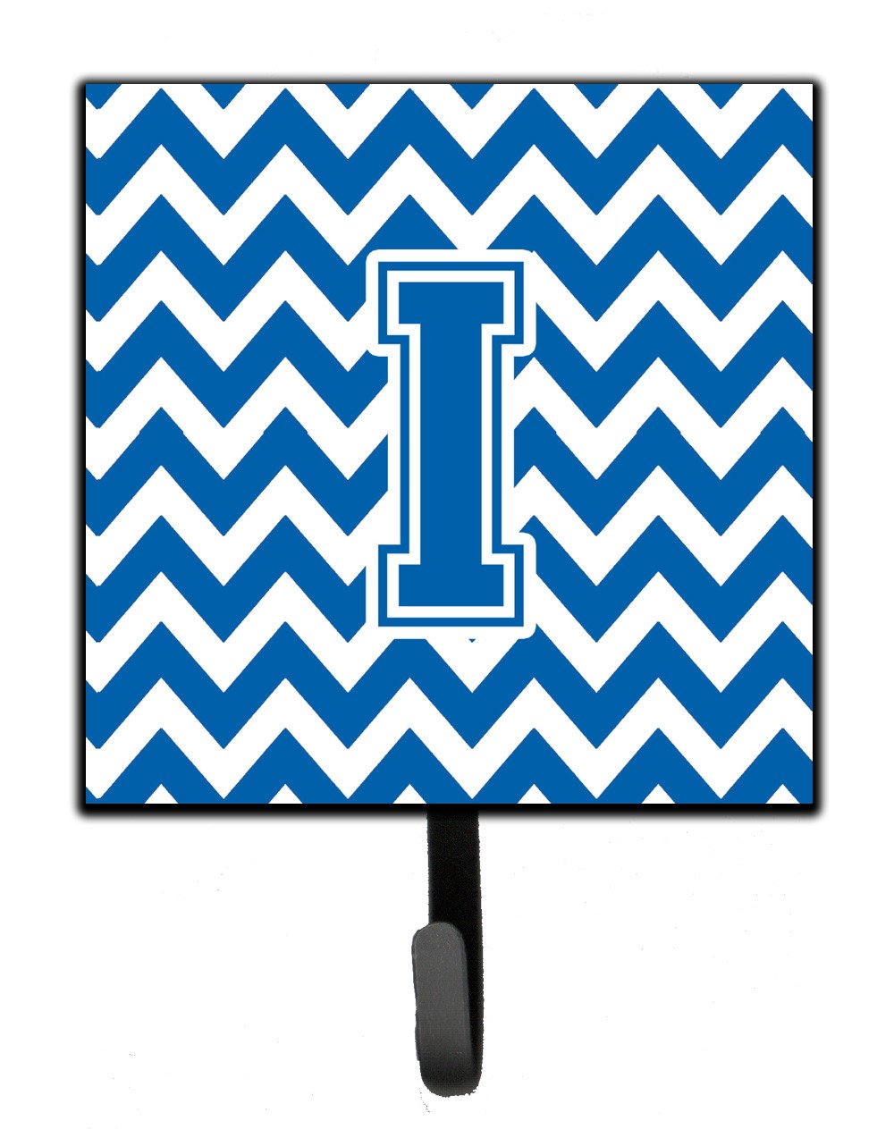 Letter I Chevron Blue and White Leash or Key Holder CJ1056-ISH4 by Caroline&#39;s Treasures