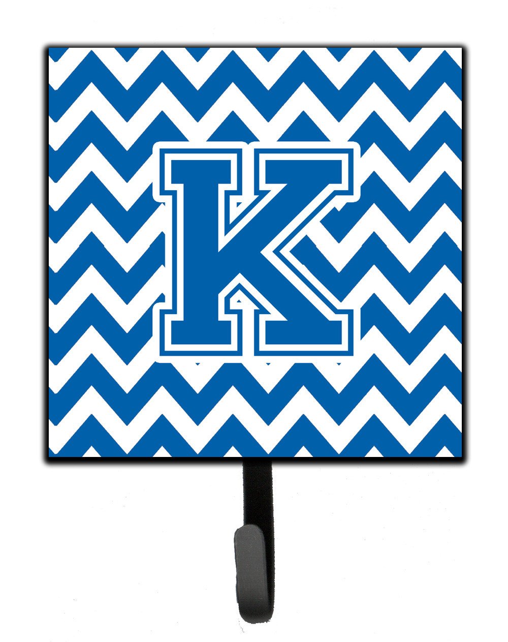 Letter K Chevron Blue and White Leash or Key Holder CJ1056-KSH4 by Caroline's Treasures