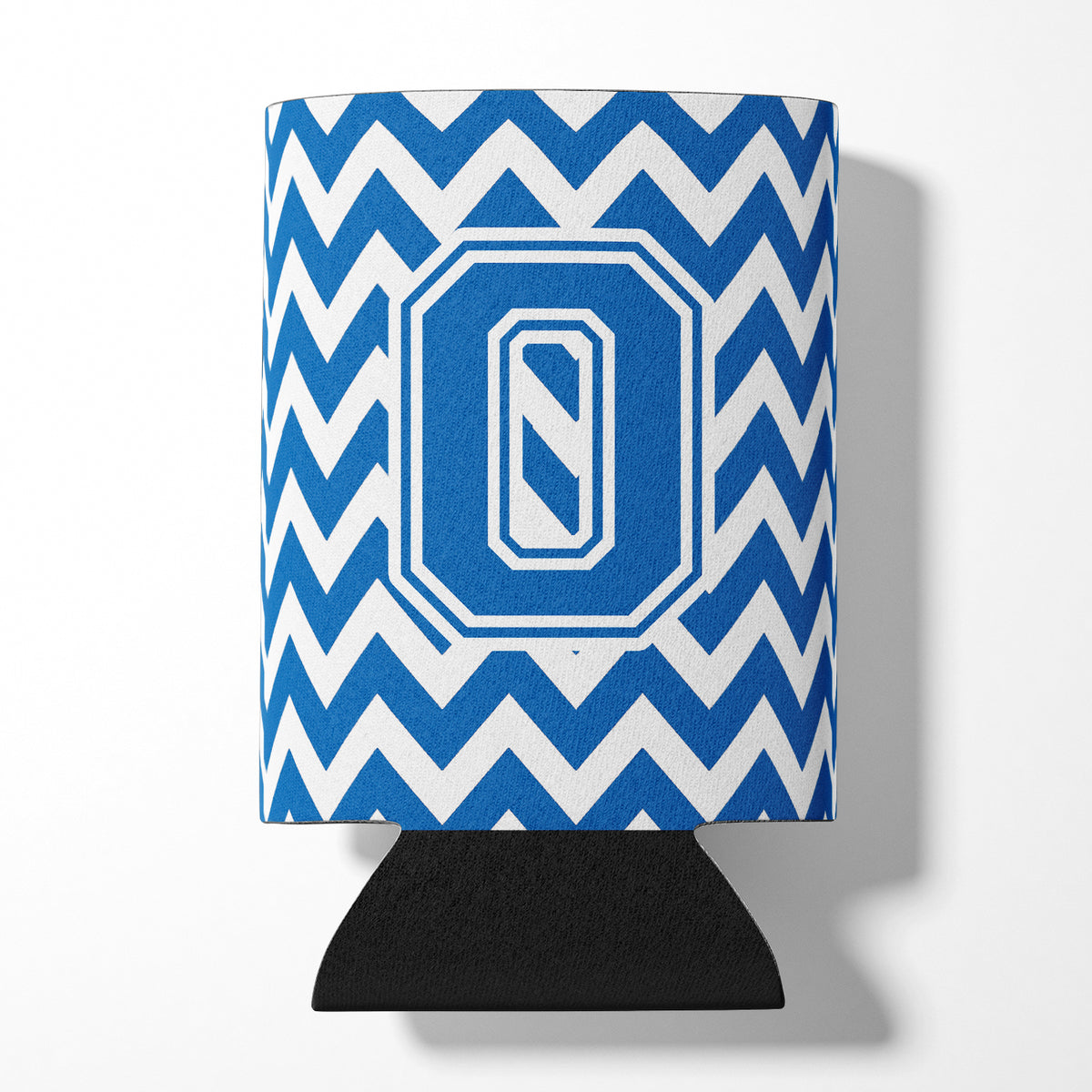 Letter O Chevron Blue and White Can or Bottle Hugger CJ1056-OCC.