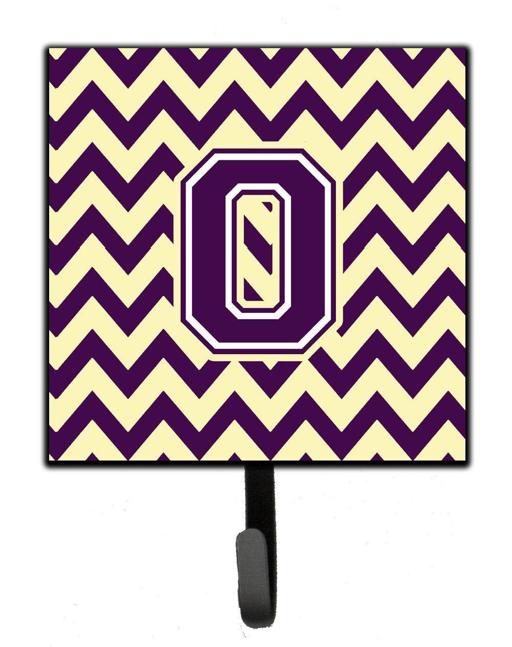 Letter O Chevron Purple and Gold Leash or Key Holder CJ1058-OSH4 by Caroline's Treasures