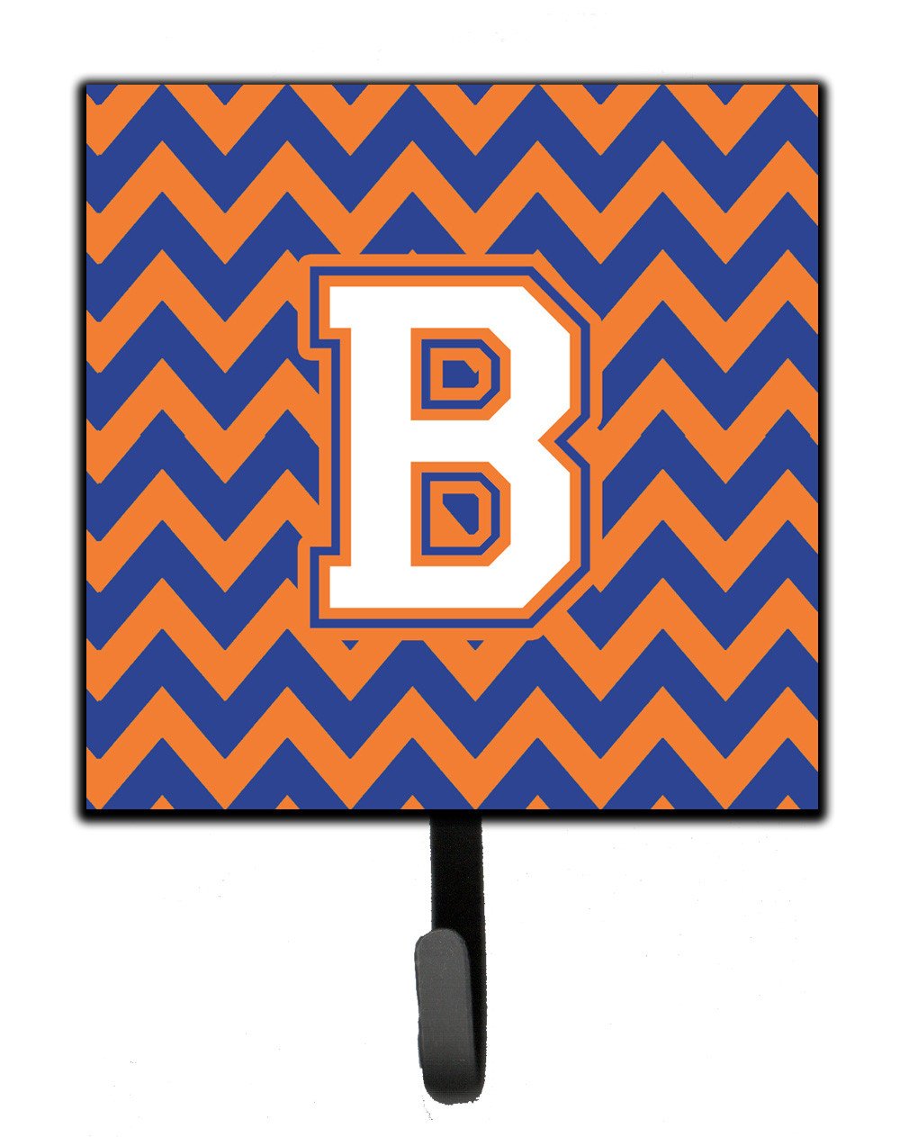 Letter B Chevron Blue and Orange #3 Leash or Key Holder CJ1060-BSH4 by Caroline's Treasures