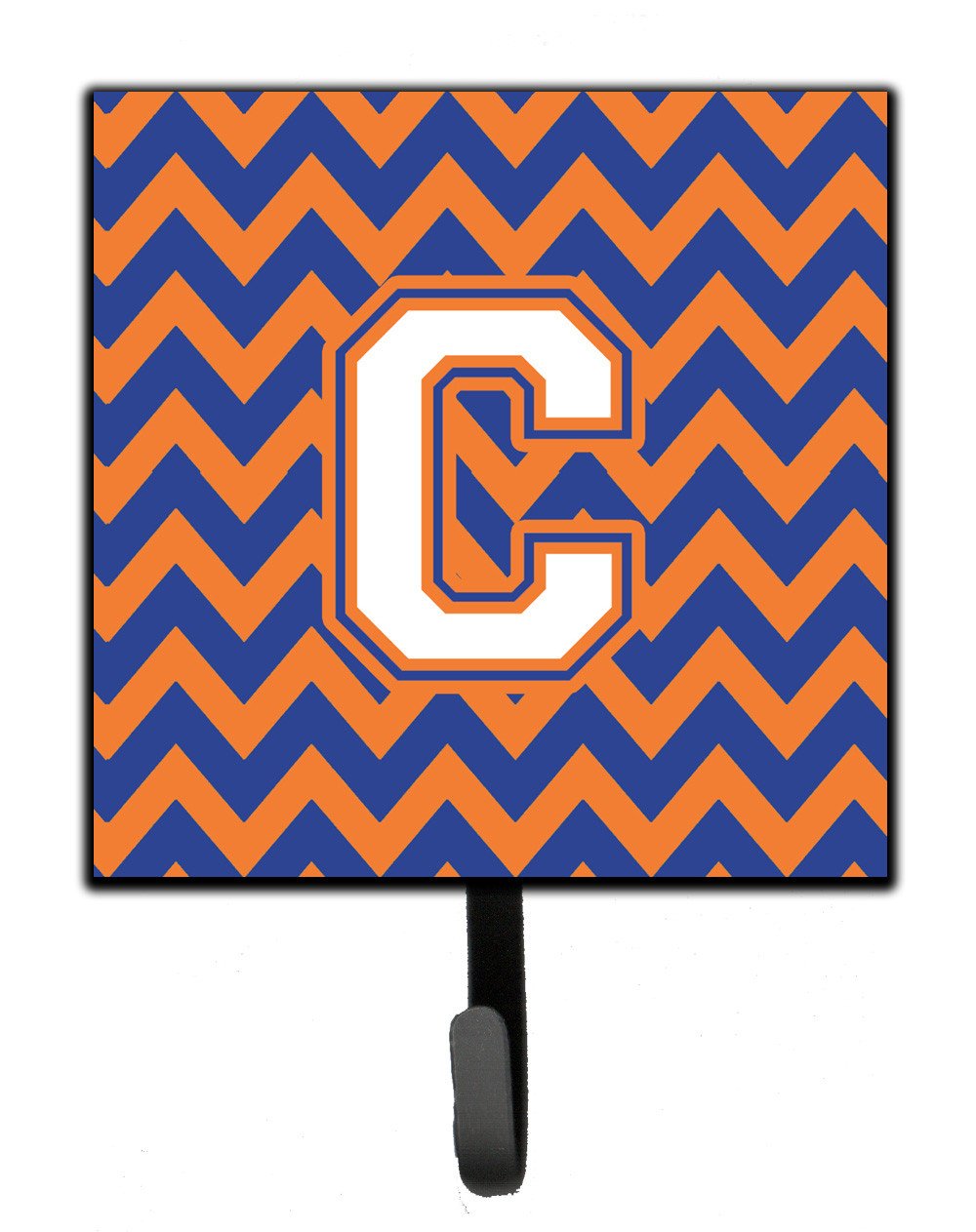 Letter C Chevron Blue and Orange #3 Leash or Key Holder CJ1060-CSH4 by Caroline's Treasures