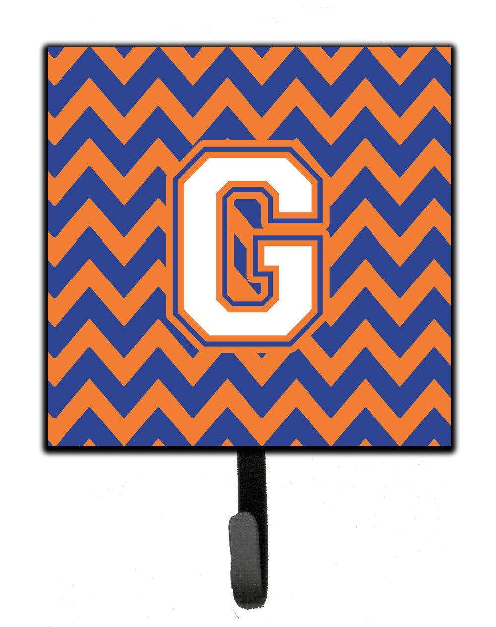 Letter G Chevron Blue and Orange #3 Leash or Key Holder CJ1060-GSH4 by Caroline's Treasures