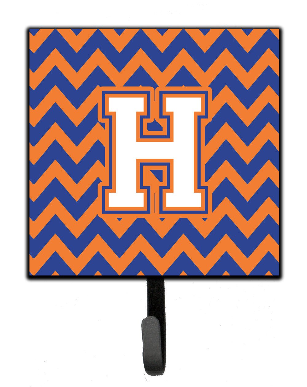 Letter H Chevron Blue and Orange #3 Leash or Key Holder CJ1060-HSH4 by Caroline&#39;s Treasures