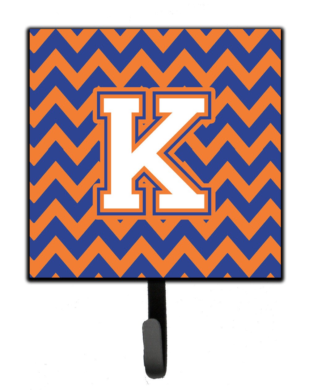 Letter K Chevron Blue and Orange #3 Leash or Key Holder CJ1060-KSH4 by Caroline's Treasures