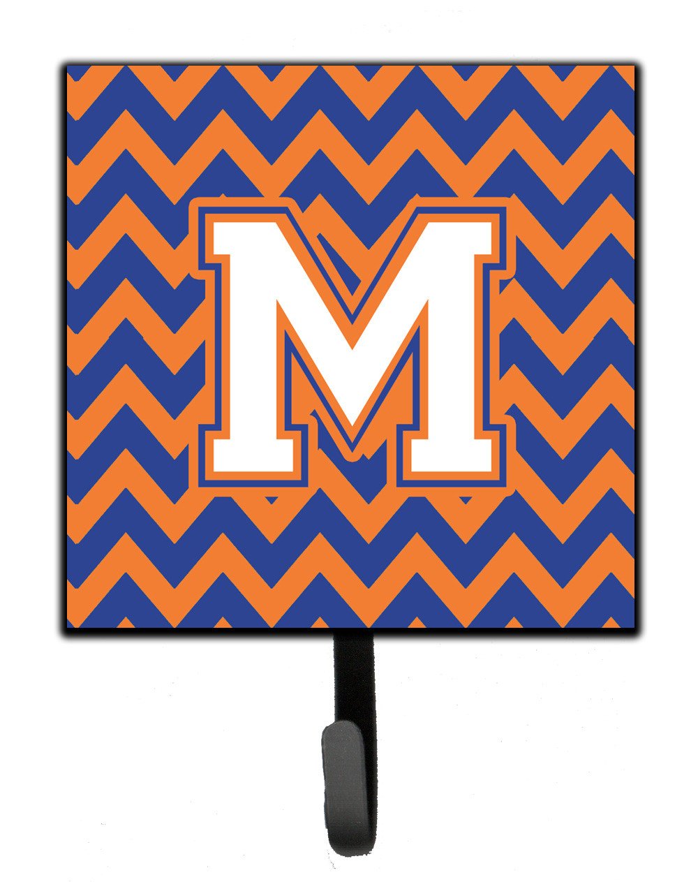 Letter M Chevron Blue and Orange #3 Leash or Key Holder CJ1060-MSH4 by Caroline's Treasures