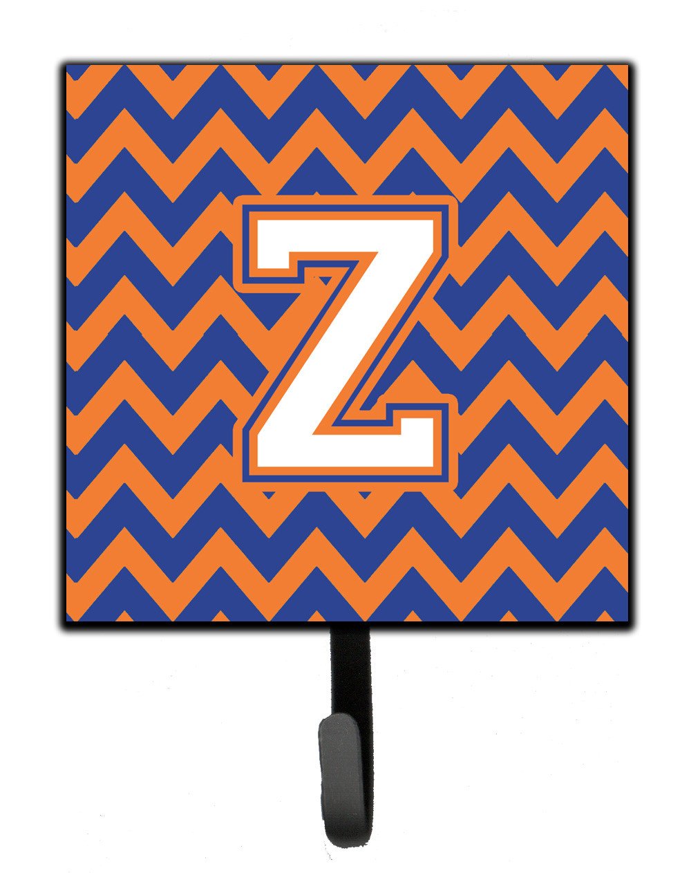 Letter Z Chevron Blue and Orange #3 Leash or Key Holder CJ1060-ZSH4 by Caroline's Treasures