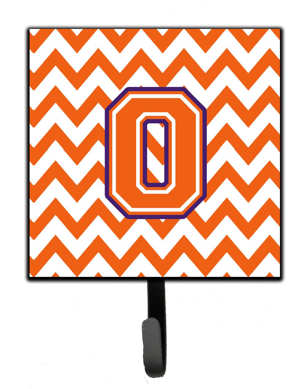 Letter O Chevron Orange and Regalia Leash or Key Holder CJ1062-OSH4 by Caroline's Treasures