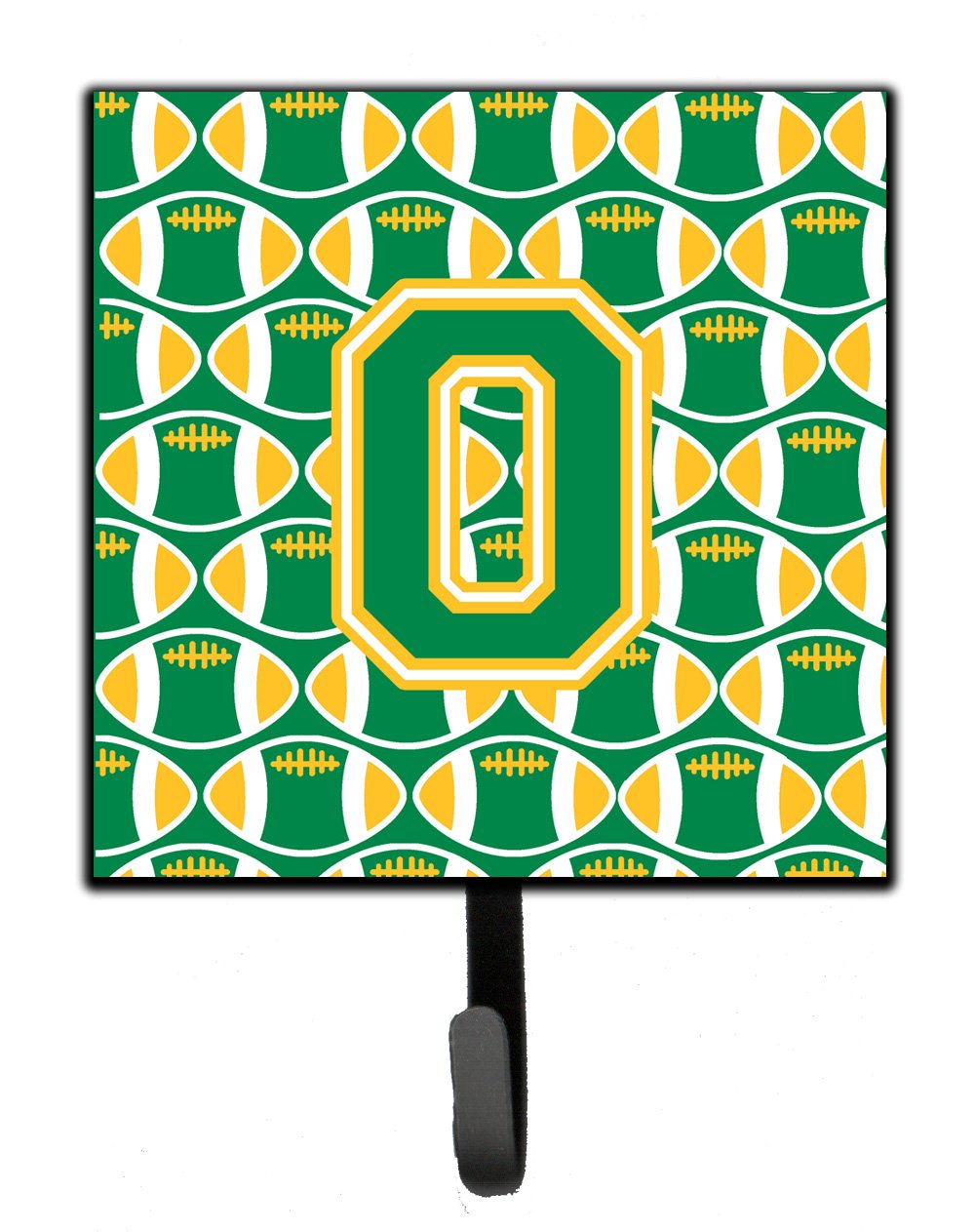 Letter O Football Green and Gold Leash or Key Holder CJ1069-OSH4 by Caroline's Treasures