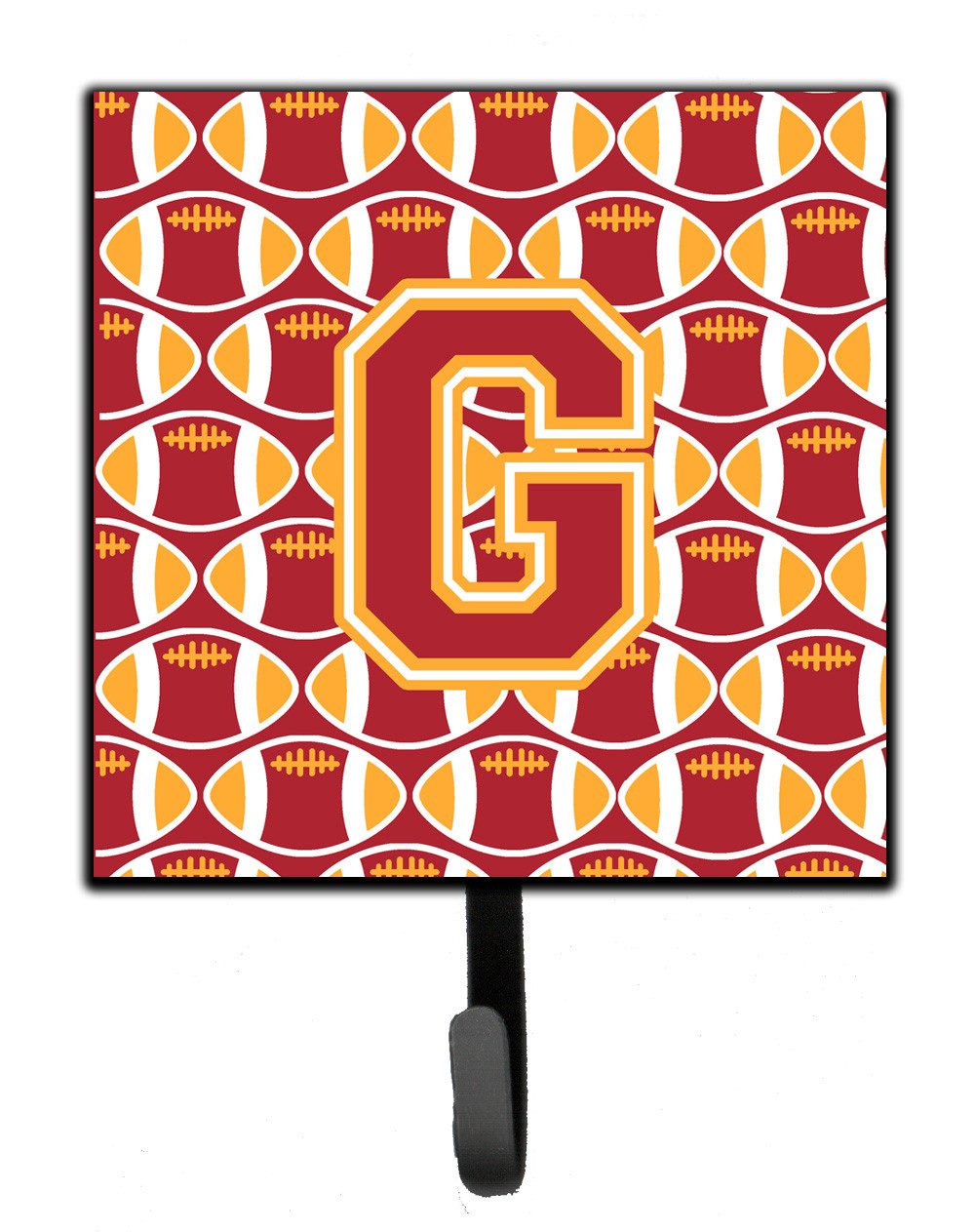 Letter G Football Cardinal and Gold Leash or Key Holder CJ1070-GSH4 by Caroline's Treasures