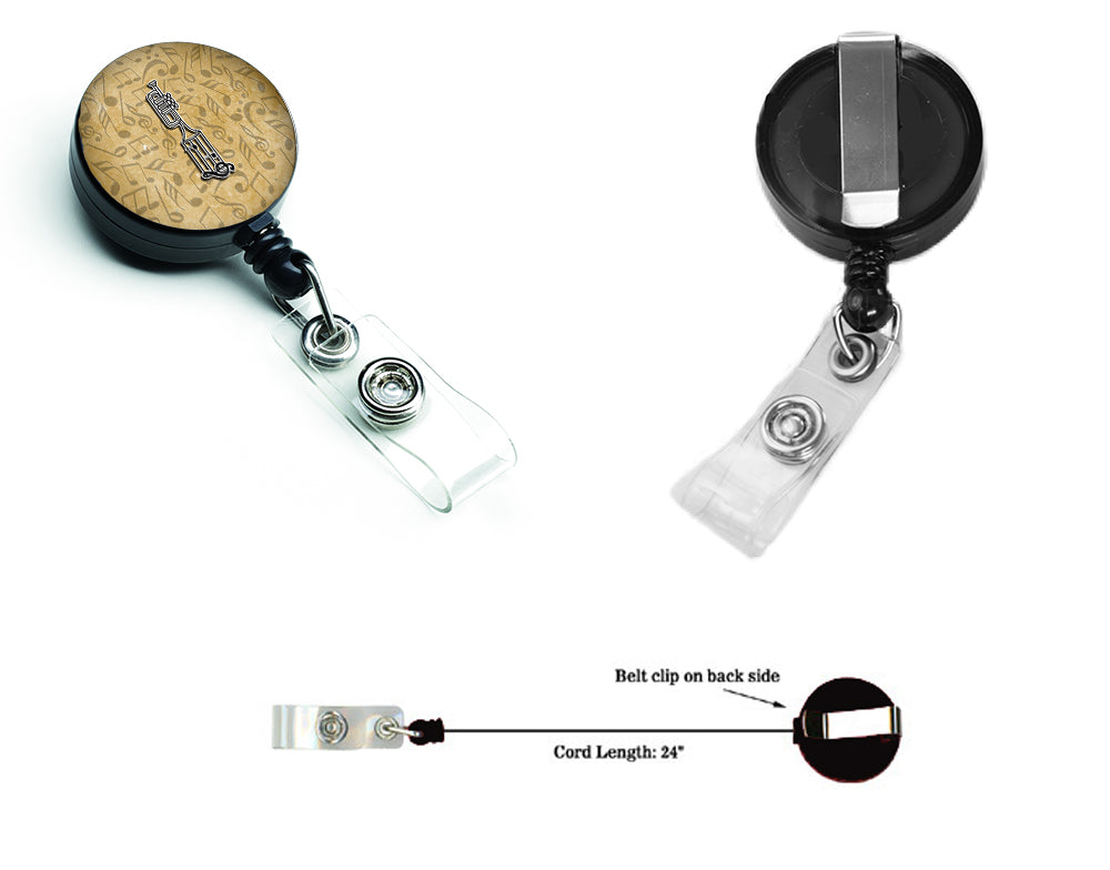 Letter I Musical Instrument Alphabet Retractable Badge Reel CJ2004-IBR  the-store.com.