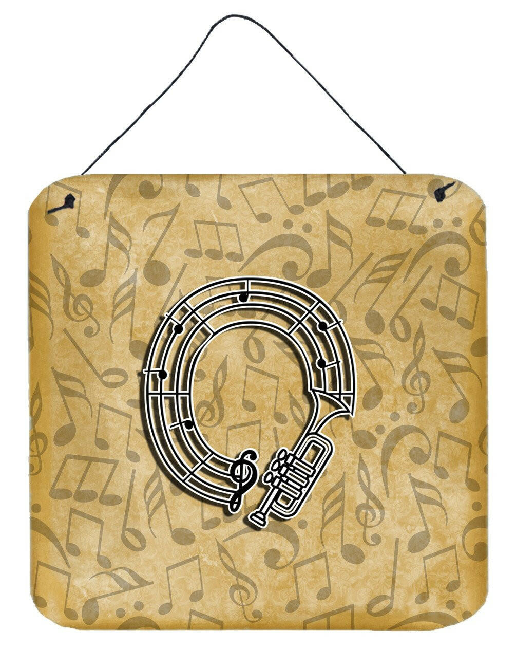 Letter O Musical Instrument Alphabet Wall or Door Hanging Prints CJ2004-ODS66 by Caroline's Treasures