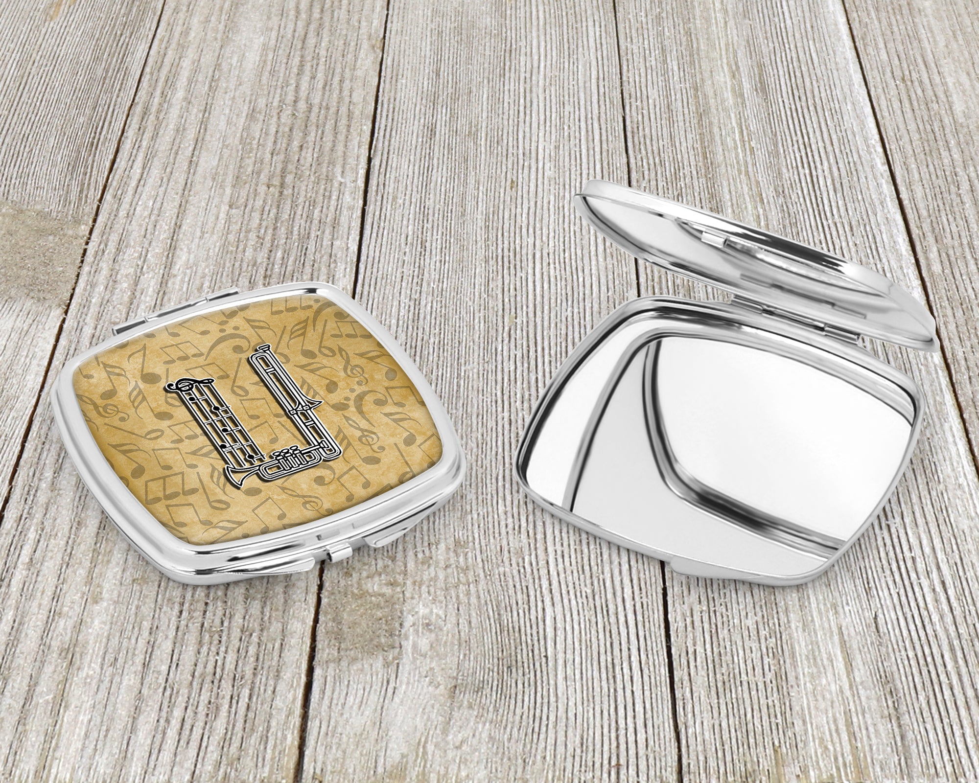 Letter U Musical Instrument Alphabet Compact Mirror CJ2004-USCM  the-store.com.