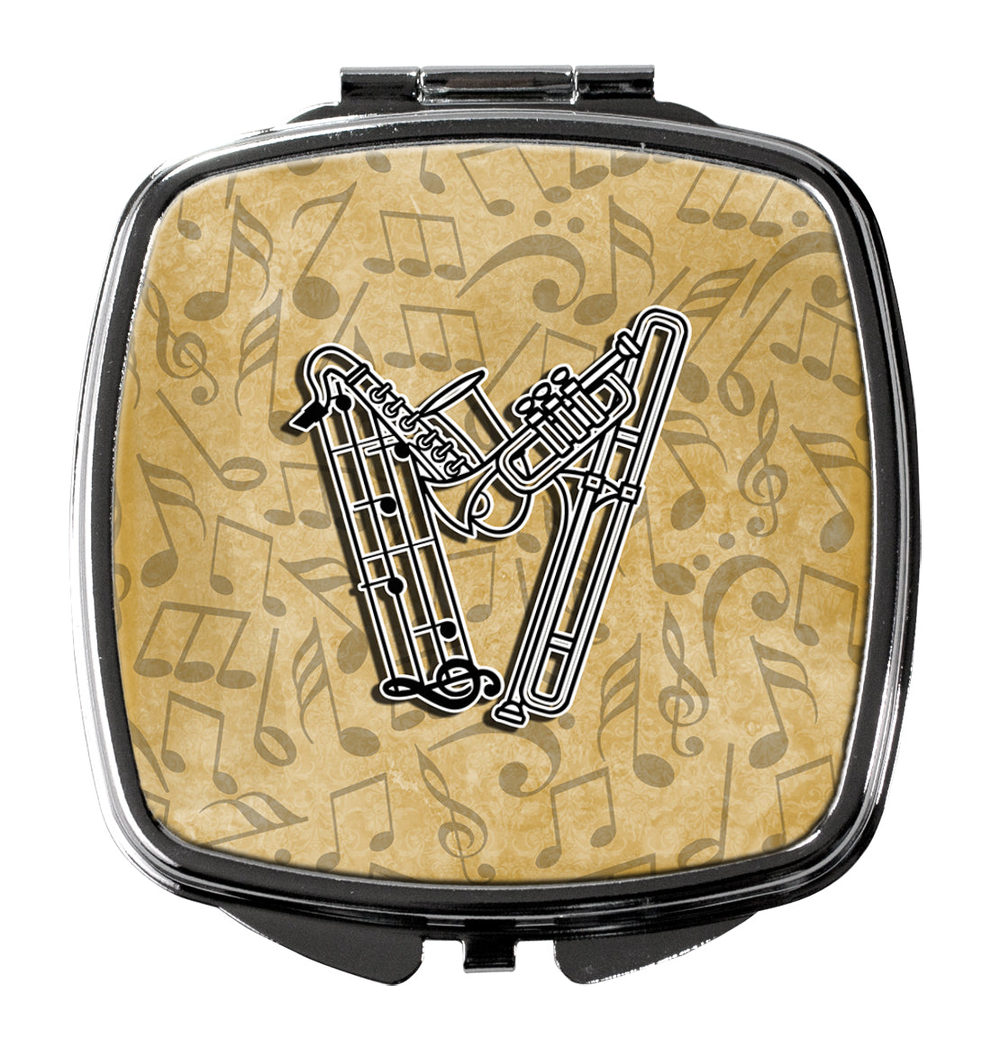 Letter W Musical Instrument Alphabet Compact Mirror CJ2004-WSCM  the-store.com.