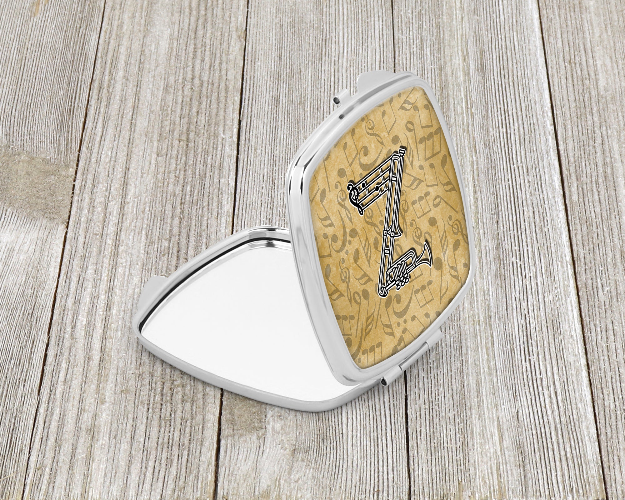 Letter Z Musical Instrument Alphabet Compact Mirror CJ2004-ZSCM  the-store.com.