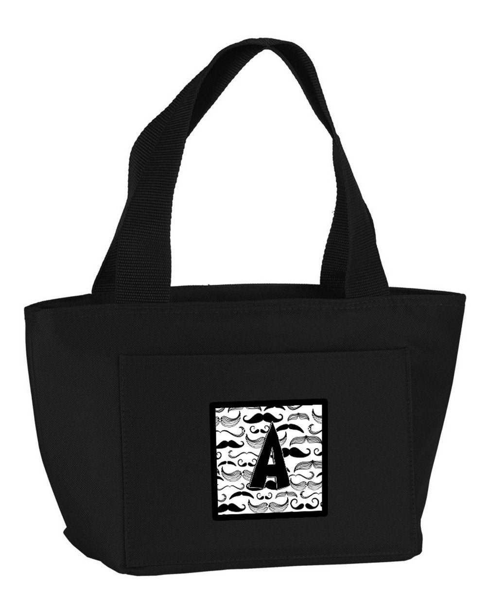 Letter A Moustache Initial Lunch Bag CJ2009-ABK-8808 by Caroline's Treasures