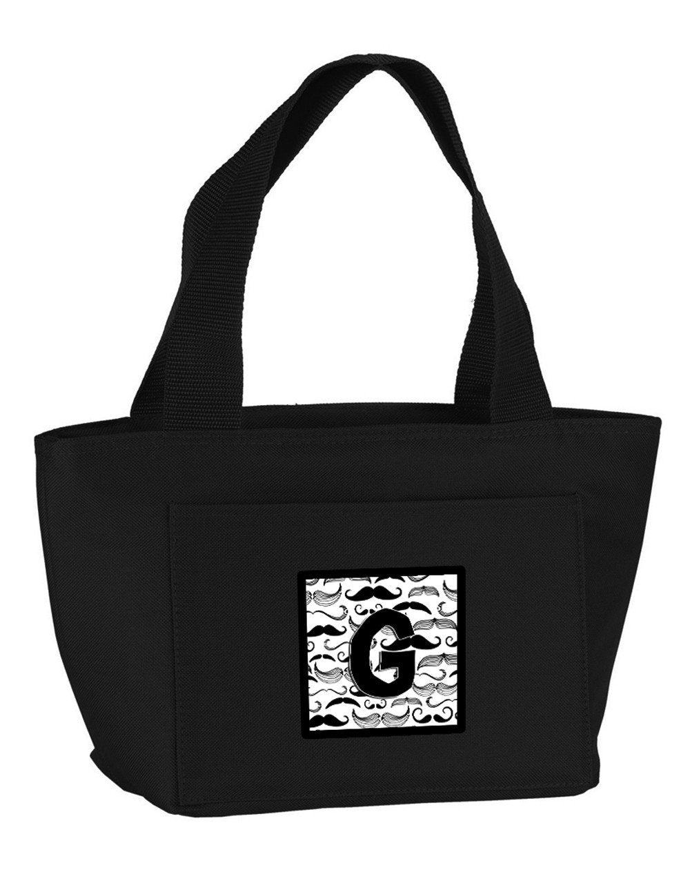 Letter G Moustache Initial Lunch Bag CJ2009-GBK-8808 by Caroline&#39;s Treasures