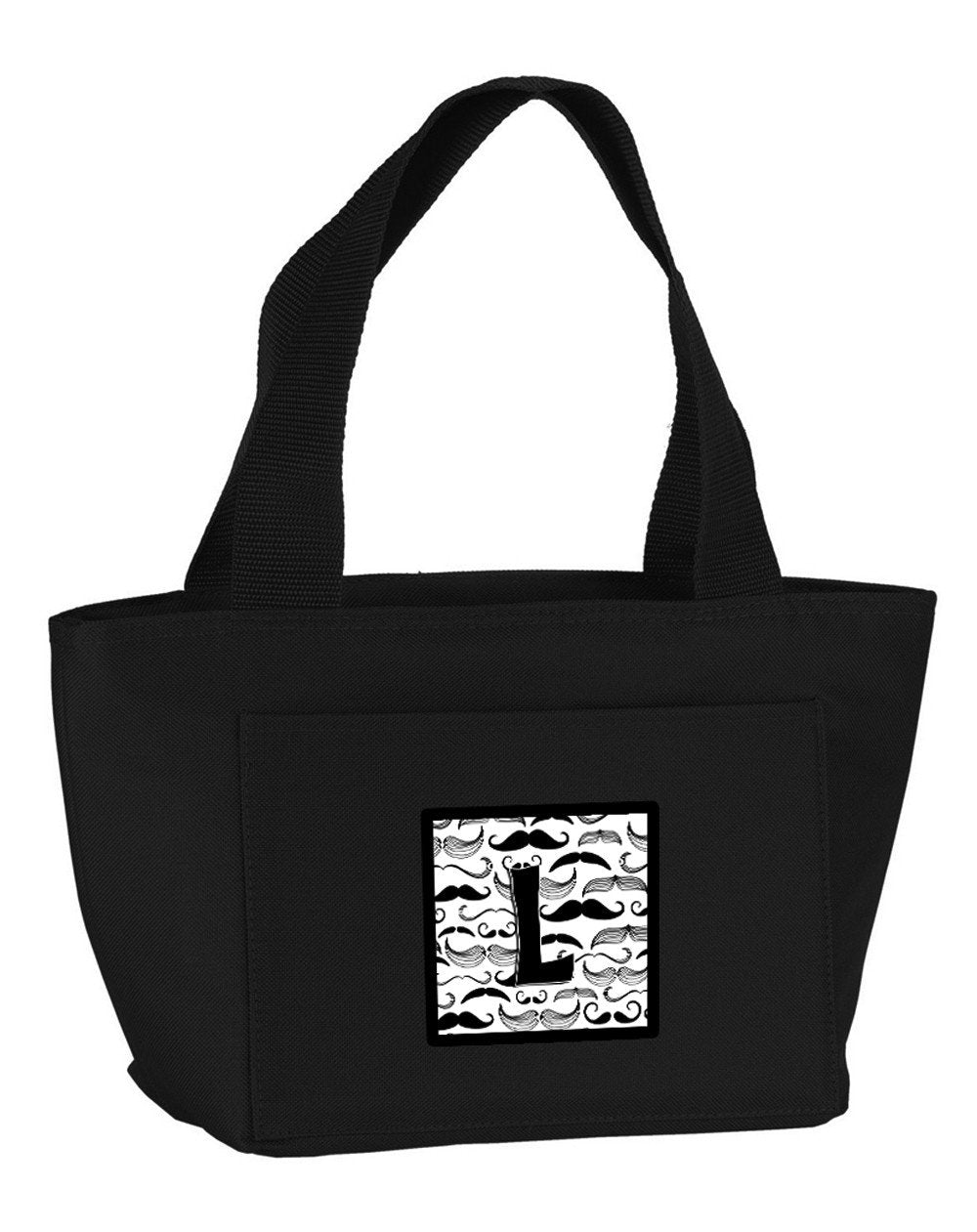 Letter L Moustache Initial Lunch Bag CJ2009-LBK-8808 by Caroline's Treasures