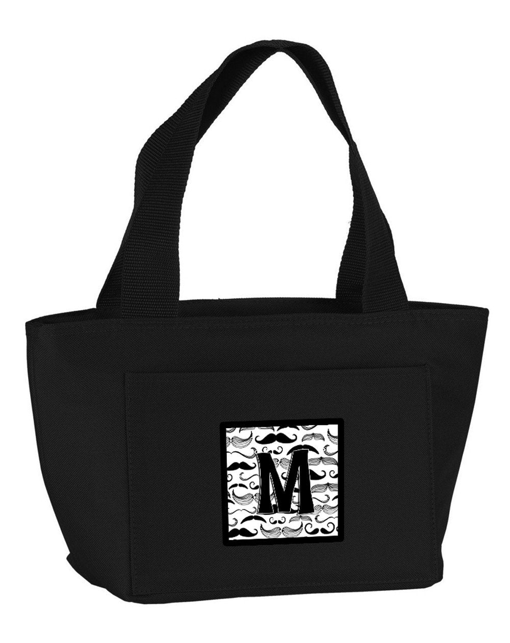 Letter M Moustache Initial Lunch Bag CJ2009-MBK-8808 by Caroline's Treasures