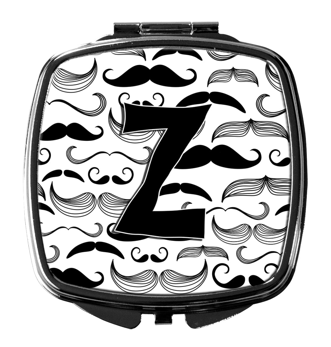 Letter Z Moustache Initial Compact Mirror CJ2009-ZSCM  the-store.com.