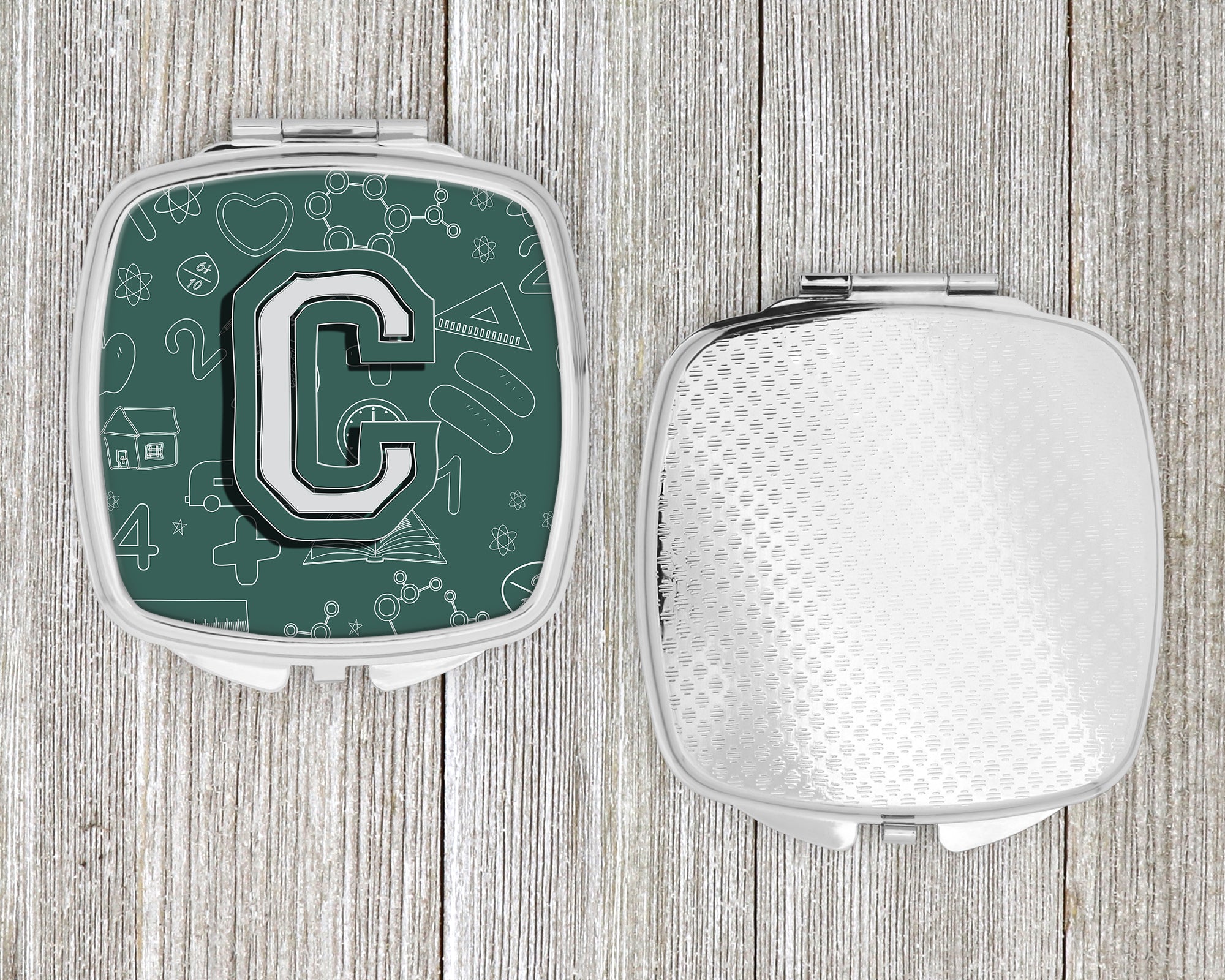 Letter C Back to School Initial Compact Mirror CJ2010-CSCM  the-store.com.