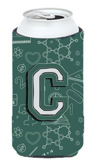 Letter C Back to School Initial Tall Boy Beverage Insulator Hugger CJ2010-CTBC by Caroline's Treasures