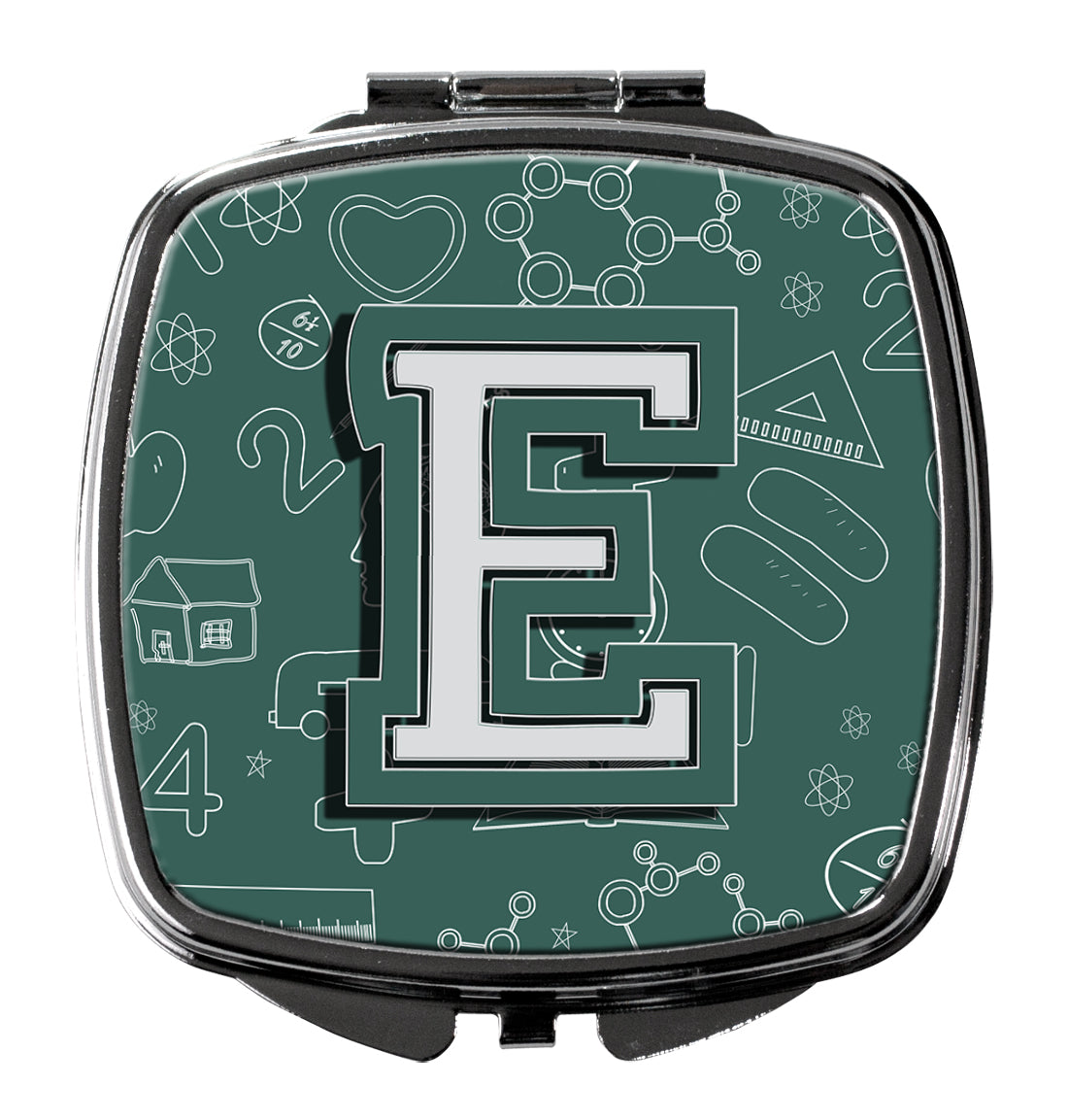 Letter E Back to School Initial Compact Mirror CJ2010-ESCM  the-store.com.