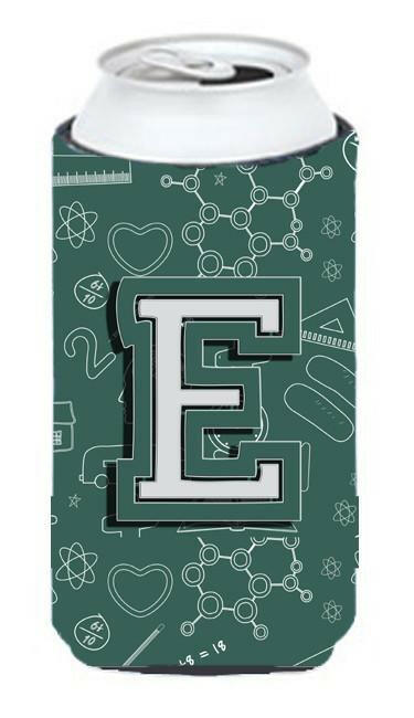 Letter E Back to School Initial Tall Boy Beverage Insulator Hugger CJ2010-ETBC by Caroline's Treasures