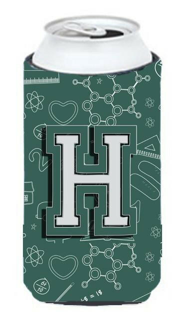 Letter H Back to School Initial Tall Boy Beverage Insulator Hugger CJ2010-HTBC by Caroline's Treasures