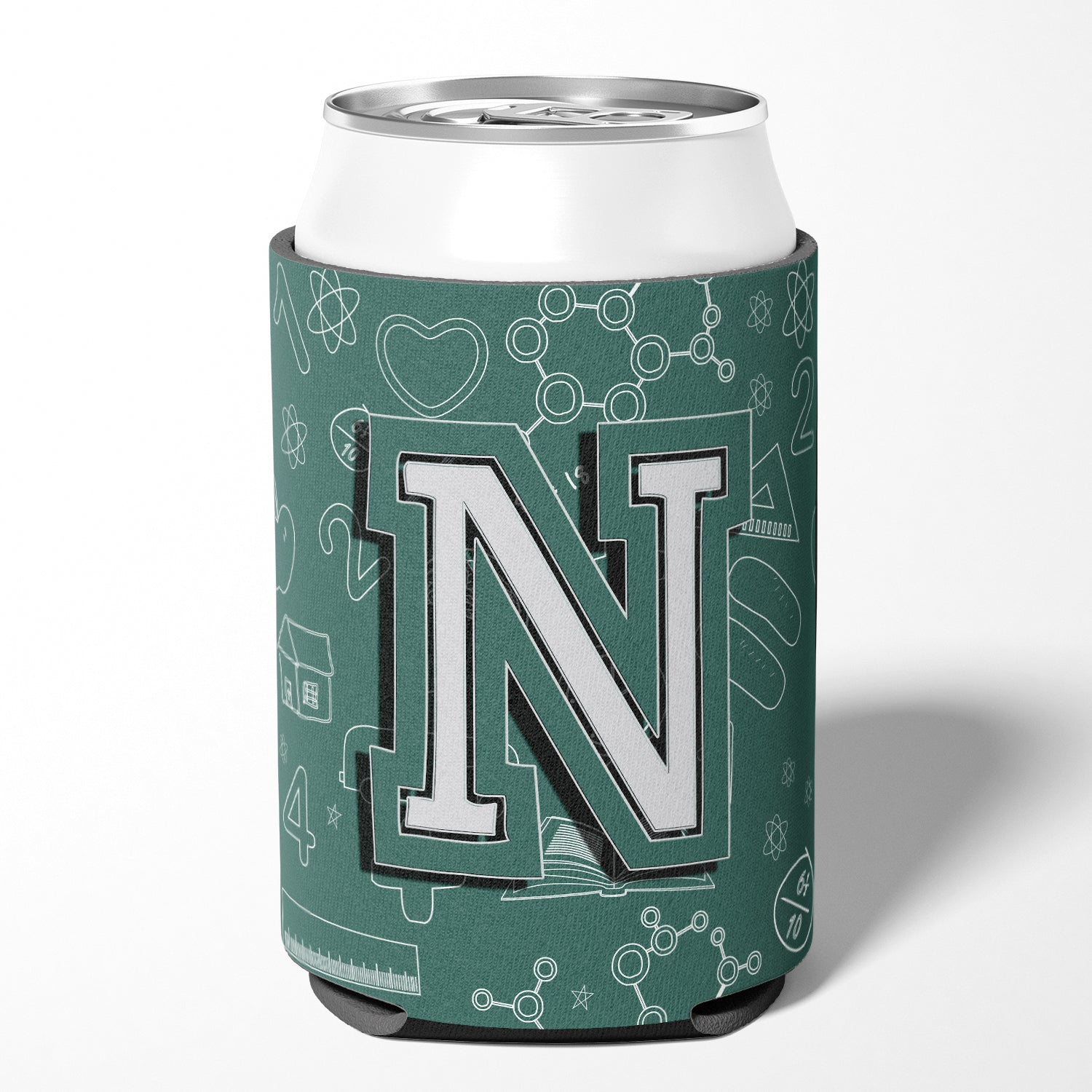 Letter N Back to School Initial Can or Bottle Hugger CJ2010-NCC.