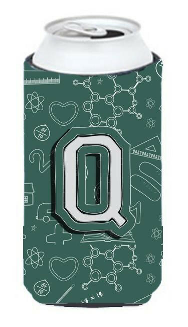 Letter Q Back to School Initial Tall Boy Beverage Insulator Hugger CJ2010-QTBC by Caroline&#39;s Treasures