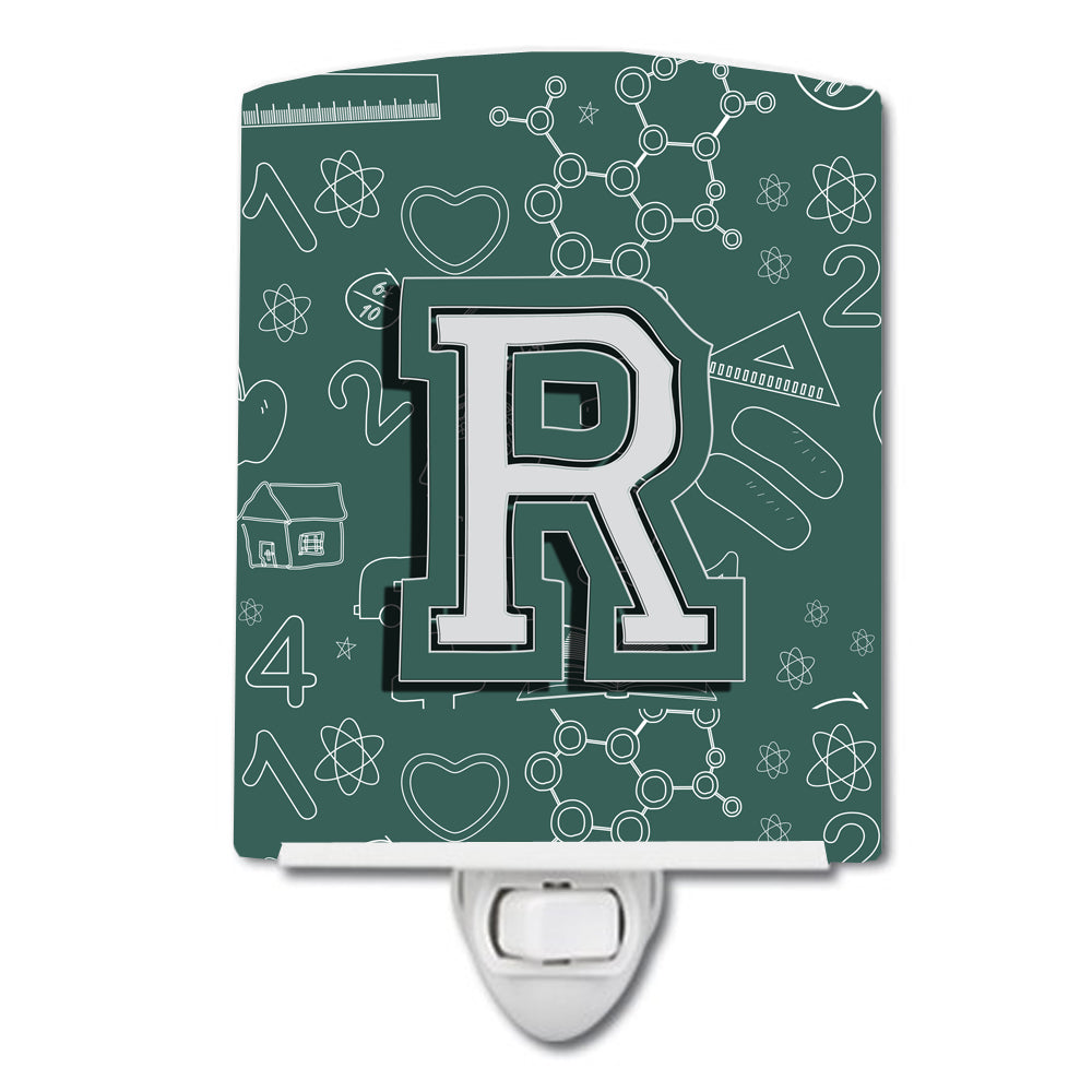 Letter R Back to School Initial Ceramic Night Light CJ2010-RCNL - the-store.com