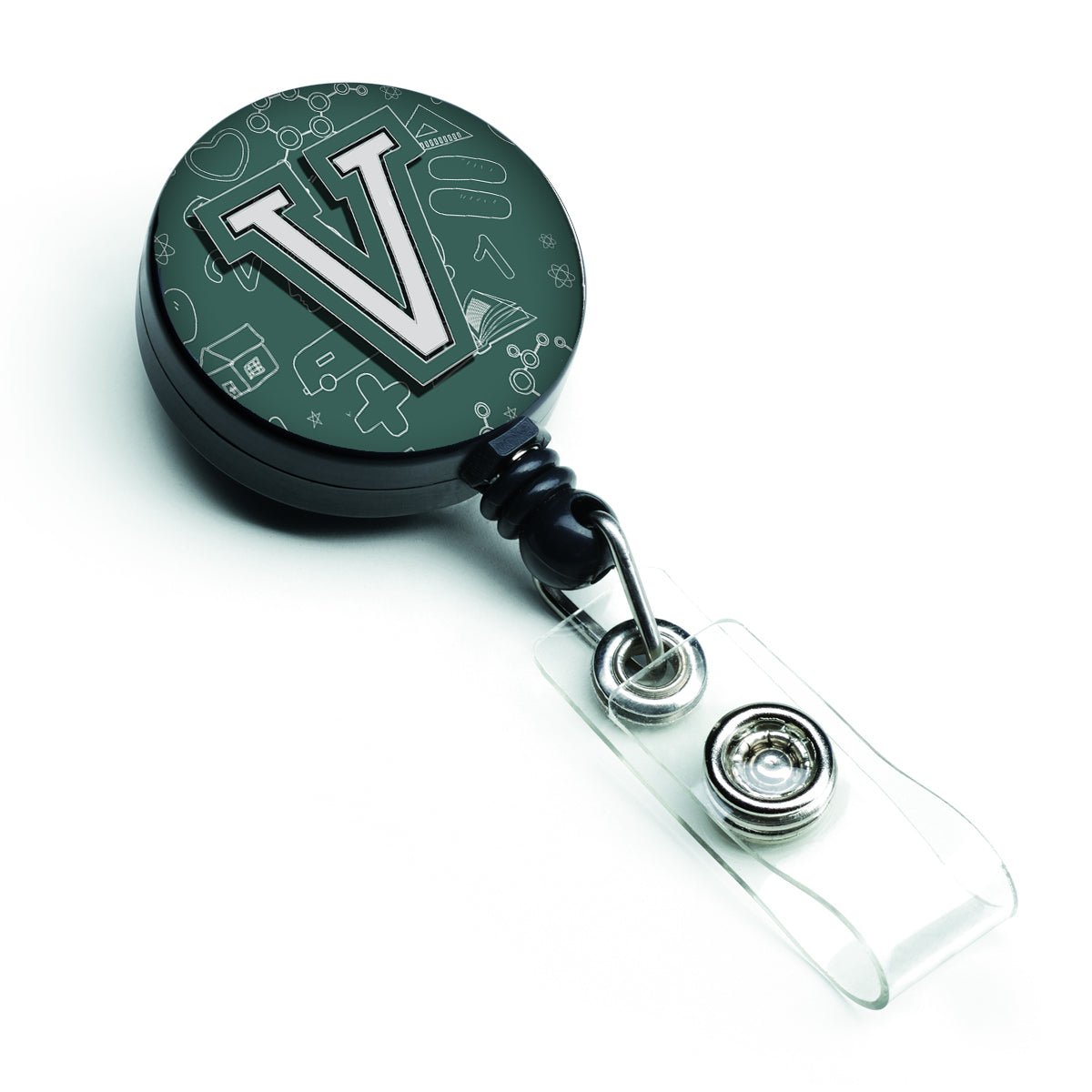 Letter V Back to School Initial Retractable Badge Reel CJ2010-VBR  the-store.com.