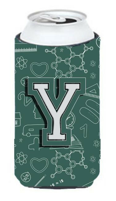 Letter Y Back to School Initial Tall Boy Beverage Insulator Hugger CJ2010-YTBC by Caroline's Treasures