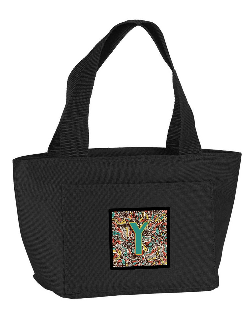 Letter Y Retro Tribal Alphabet Initial Lunch Bag CJ2013-YBK-8808 by Caroline's Treasures