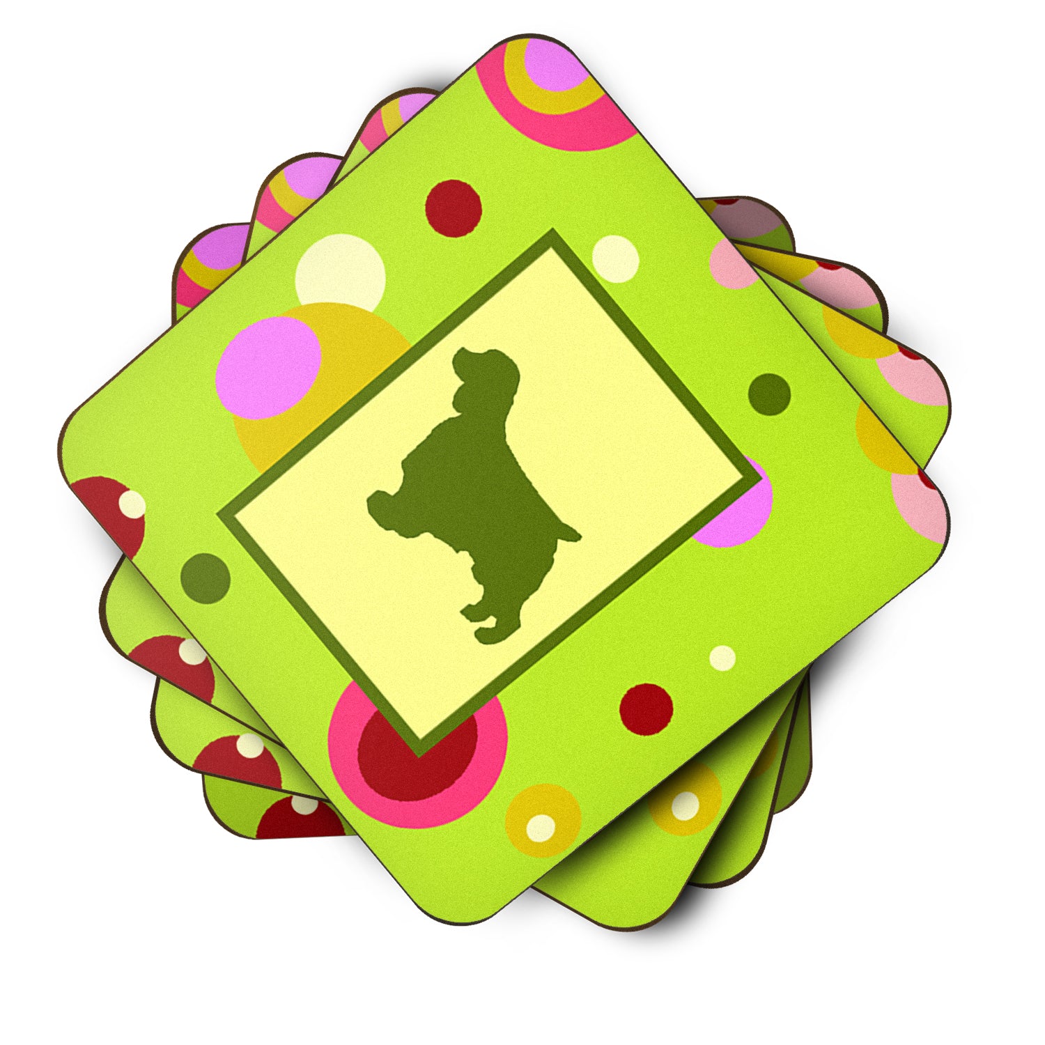 Set of 4 Welsh Springer Spaniel Foam Coasters - the-store.com