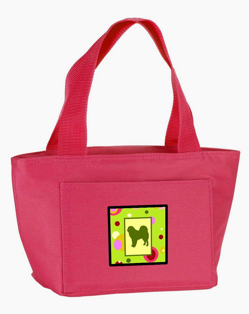 Lime Green Dots Tibetan Mastiff Lunch Bag CK1095PK-8808 by Caroline's Treasures