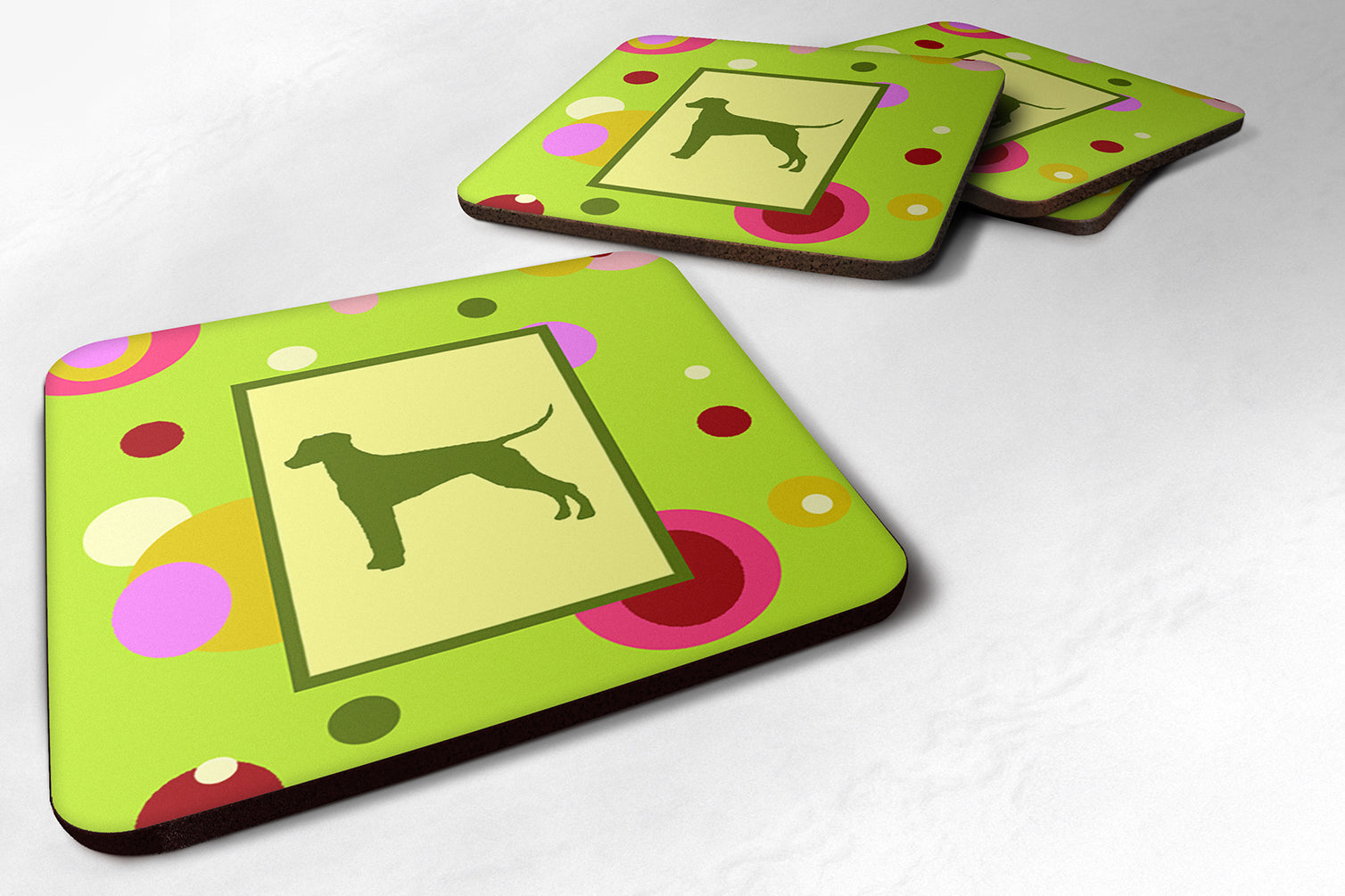 Set of 4 Dalmatian Foam Coasters - the-store.com