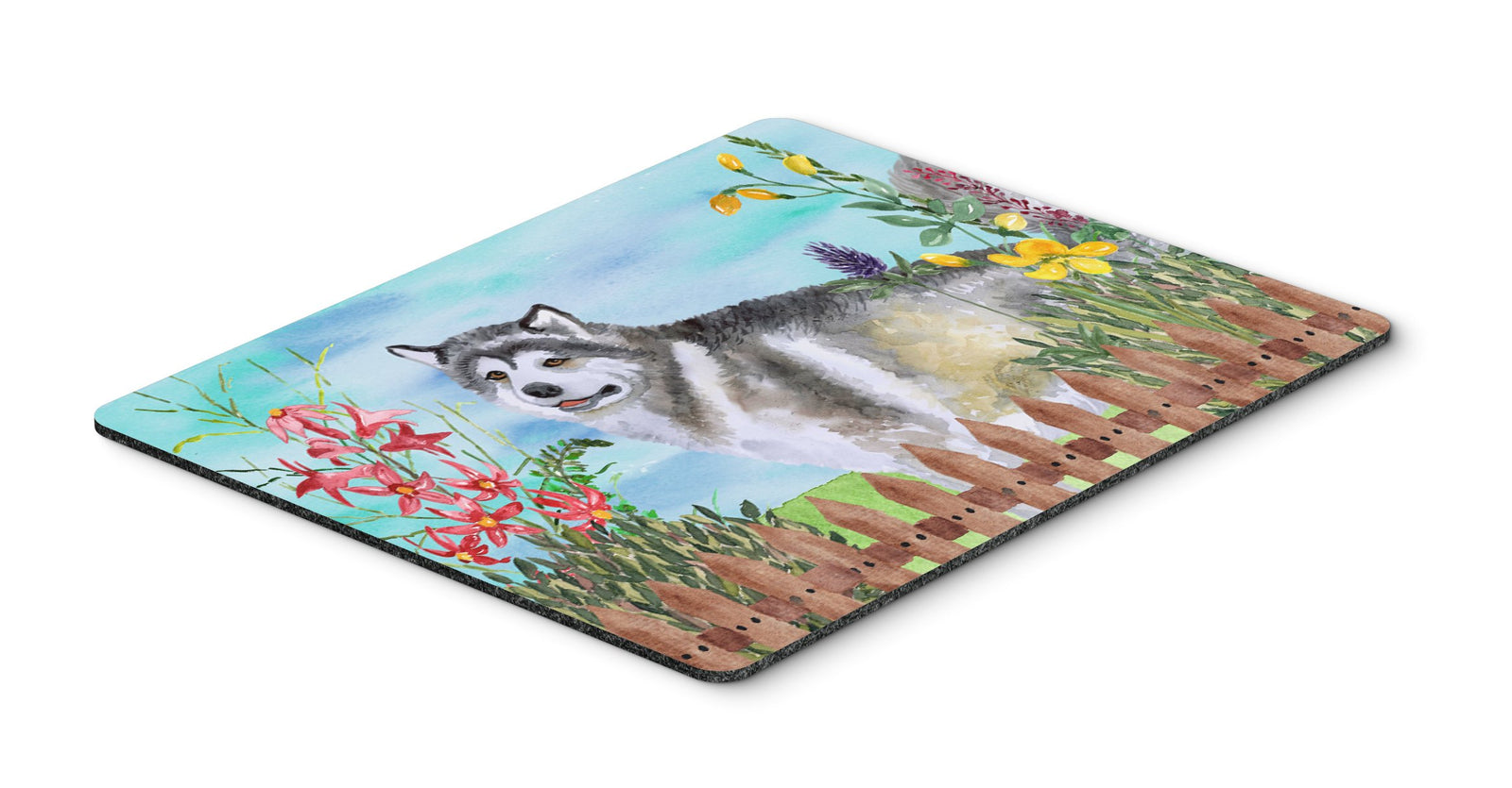 Alaskan Malamute Spring Mouse Pad, Hot Pad or Trivet CK1200MP by Caroline's Treasures