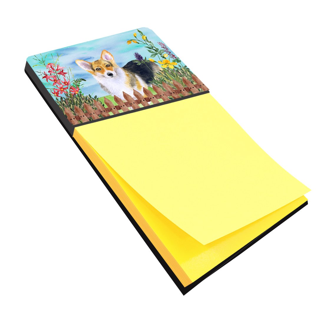 Pembroke Corgi Spring Sticky Note Holder CK1204SN by Caroline's Treasures