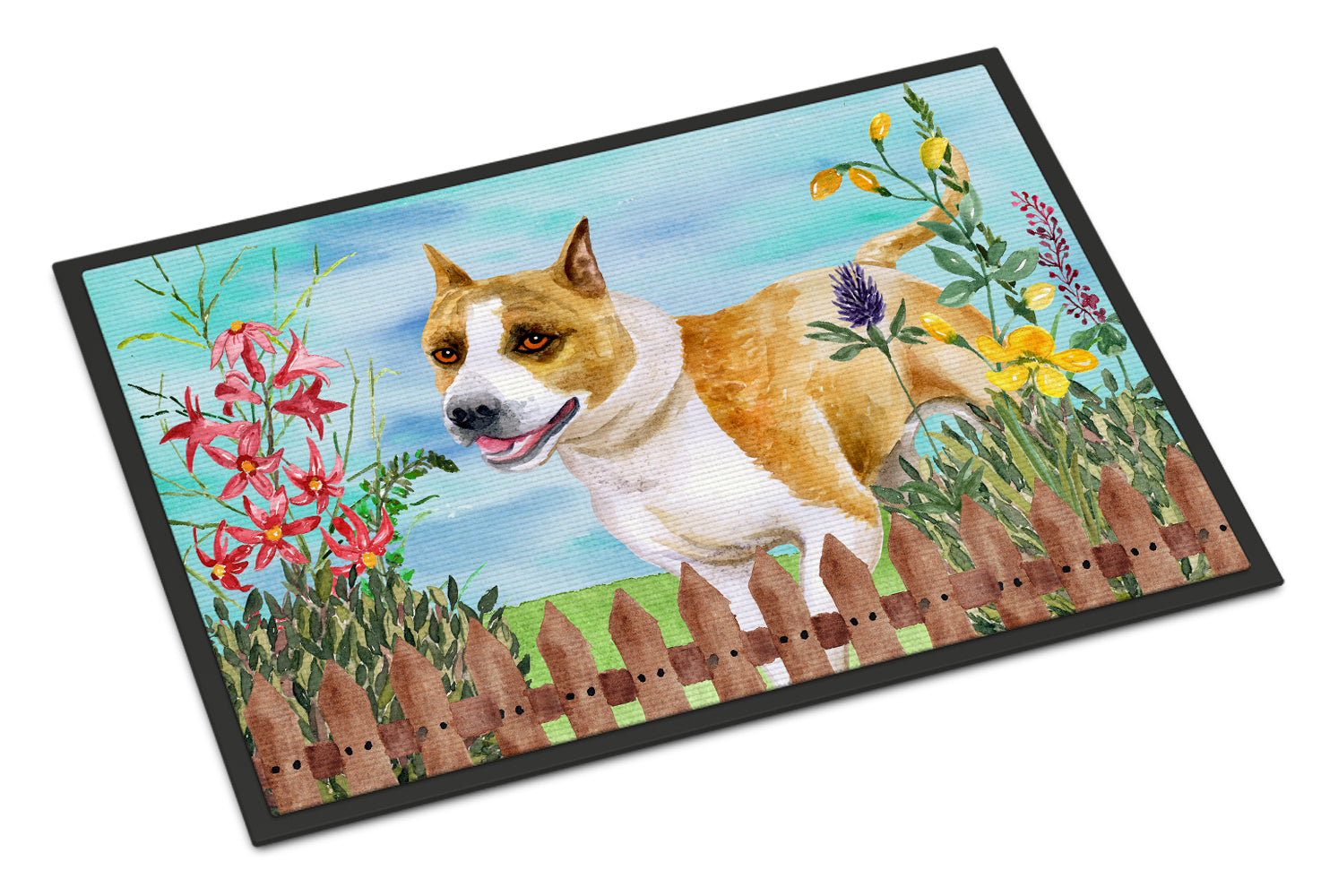 American Staffordshire Spring Indoor or Outdoor Mat 18x27 CK1206MAT - the-store.com