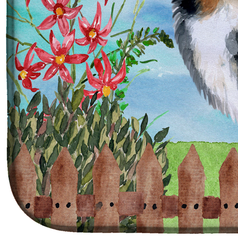 Bernese Mountain Dog Spring Dish Drying Mat CK1207DDM  the-store.com.