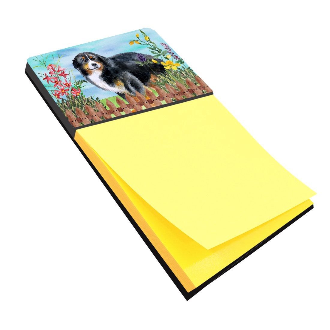 Bernese Mountain Dog Spring Sticky Note Holder CK1207SN by Caroline&#39;s Treasures