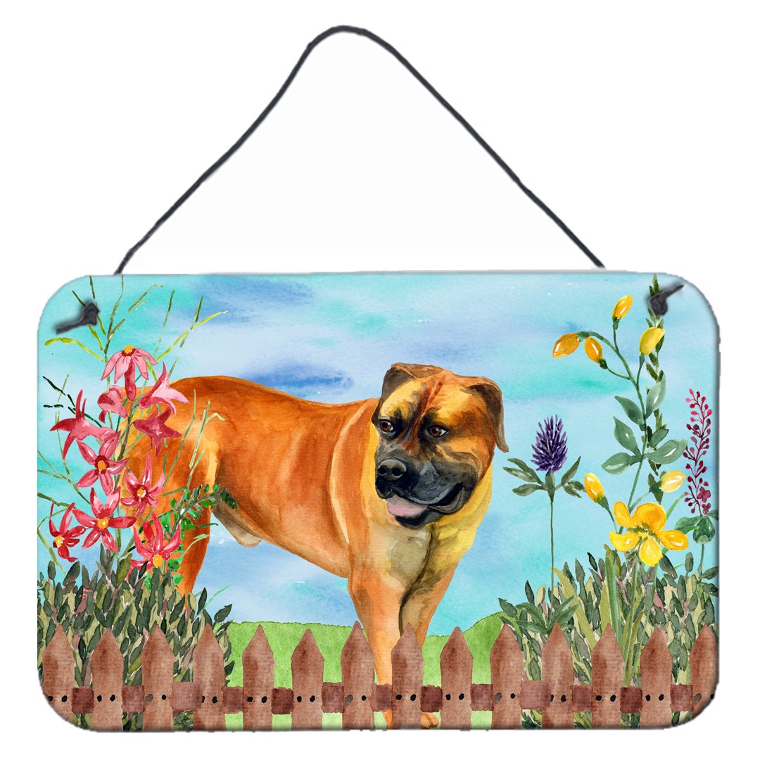 Boerboel Mastiff Spring Wall or Door Hanging Prints CK1208DS812 by Caroline's Treasures