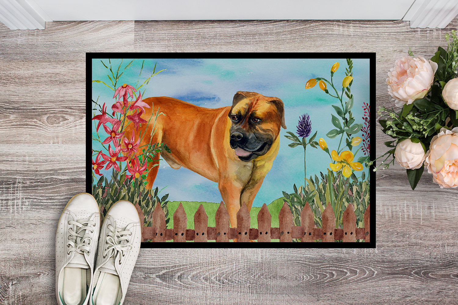 Boerboel Mastiff Spring Indoor or Outdoor Mat 18x27 CK1208MAT - the-store.com