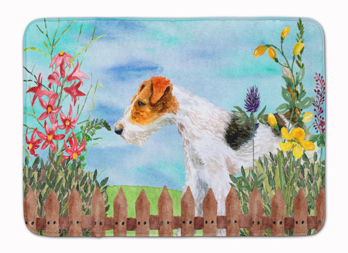 Fox Terrier Spring Machine Washable Memory Foam Mat CK1212RUG - the-store.com